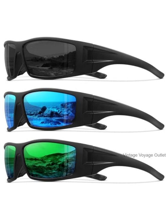 Accessories - Polarized Sports Sunglasses with UV400 Protection for Driving Fishing
